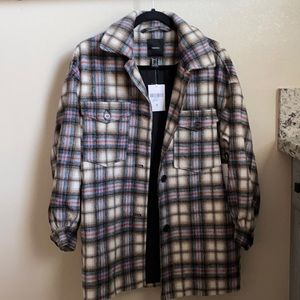 Plaid coat